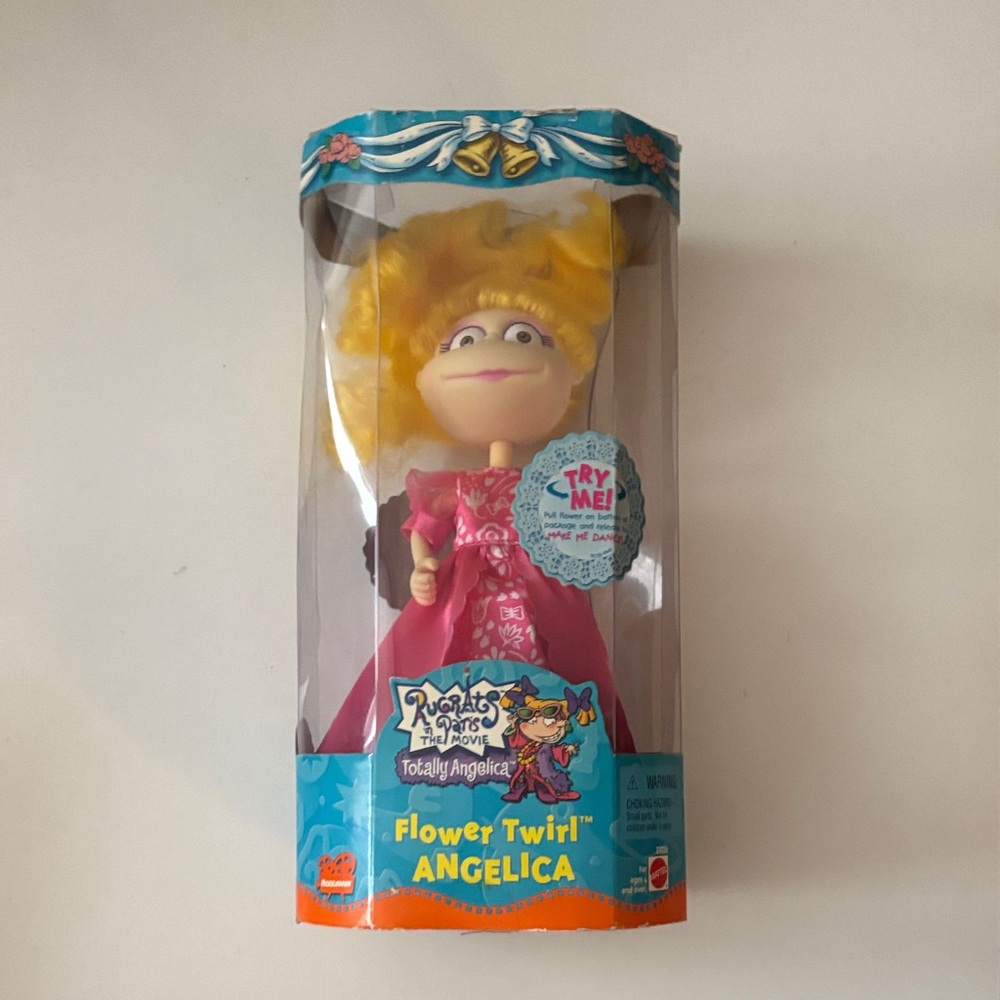 Totally Angelica Flower Twirl Doll - Pink Dress